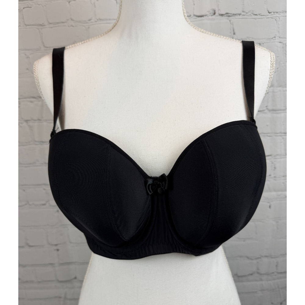 CURVY KATE Luxe strapless black bra US-36G (UK-36F) NWOT